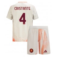 AS Roma Bryan Cristante #4 Gostujuci Dres za djecu 2024-25 Kratak Rukav (+ Kratke hlače)